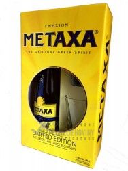 Metaxa 5* 0,7L 38% + 2 pohre