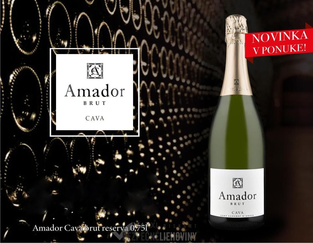 Víno Amador  brut 0,75L Pere Ventura DO CAVA