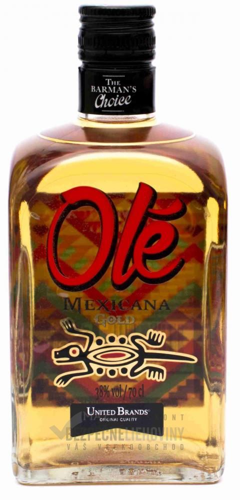 Mexicana Olé gold 38% 0,7L
