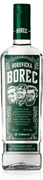 Borovička Borec 38% 0.7L/12ks/nicolaus
