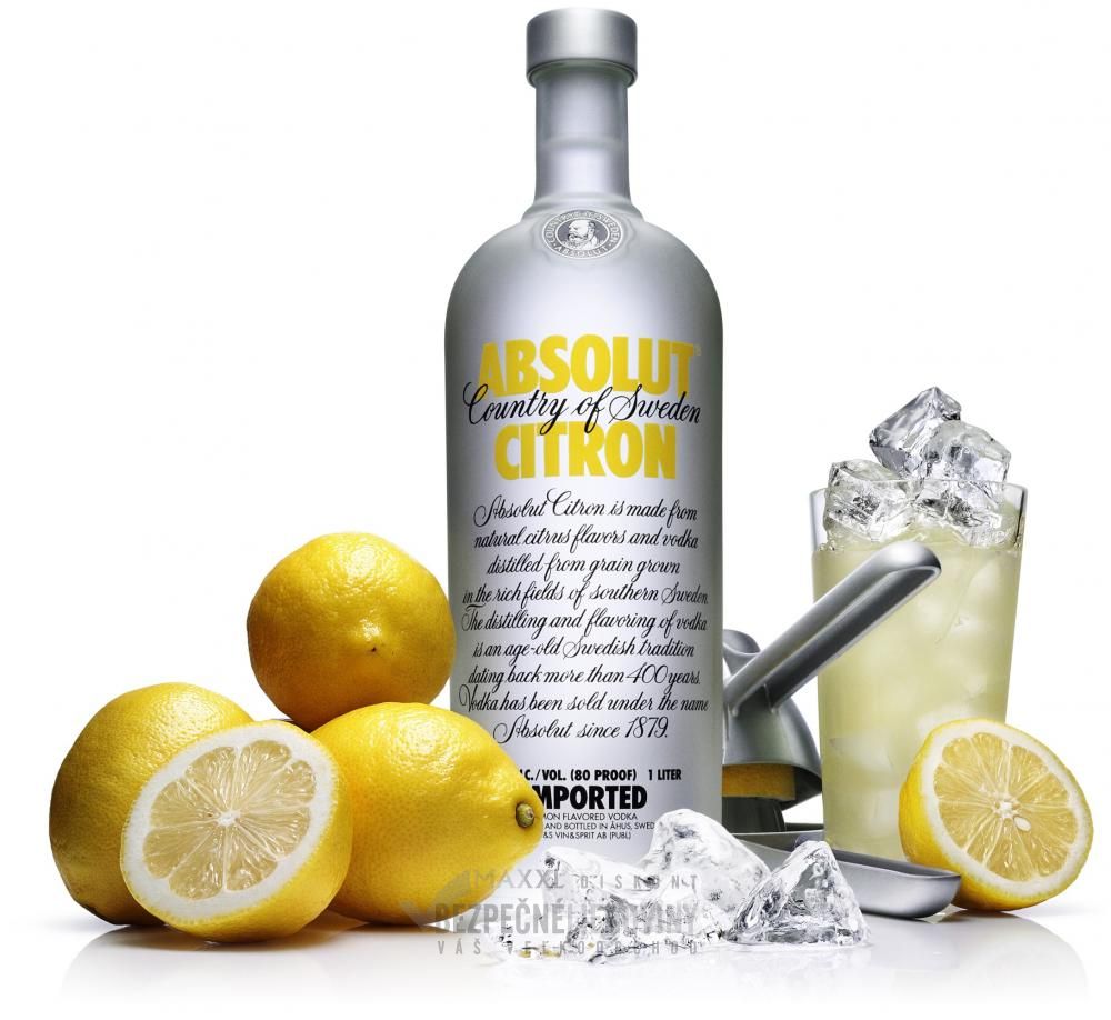 Absolut Citrón 40 0,7L Alkohol