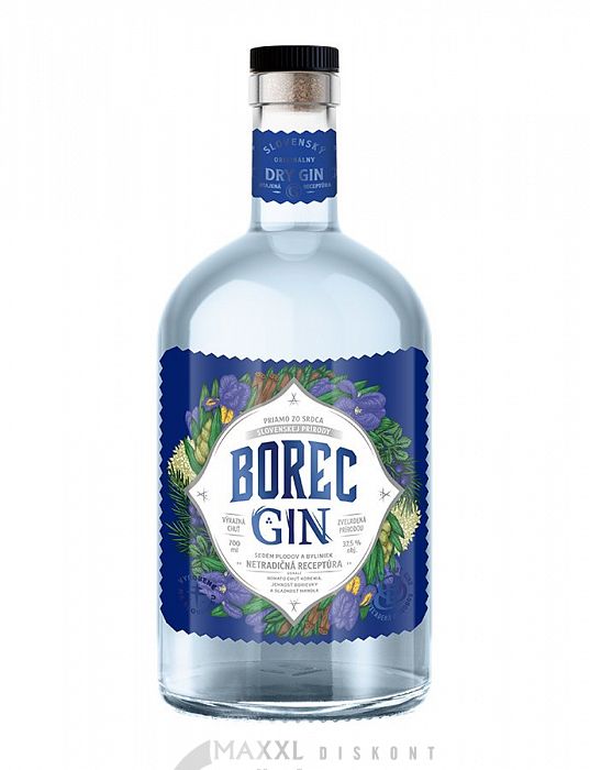 Borec Gin 37,5% 0,7L/Nicolaus