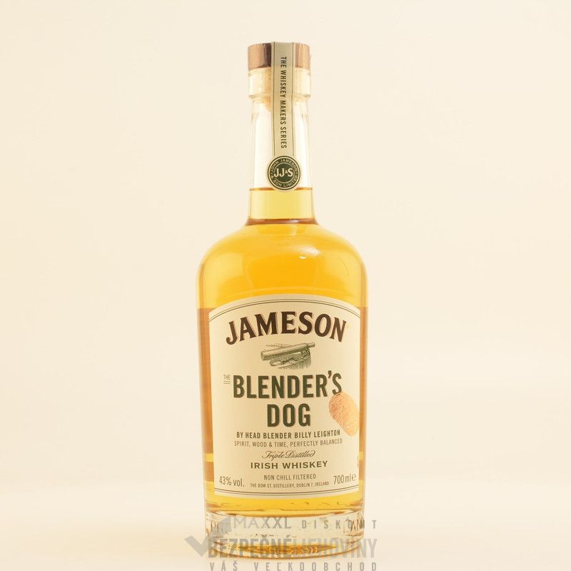 Wh.Jameson Blenders Dog 43 0,7L Najlacnejší alkohol.sk obrovský