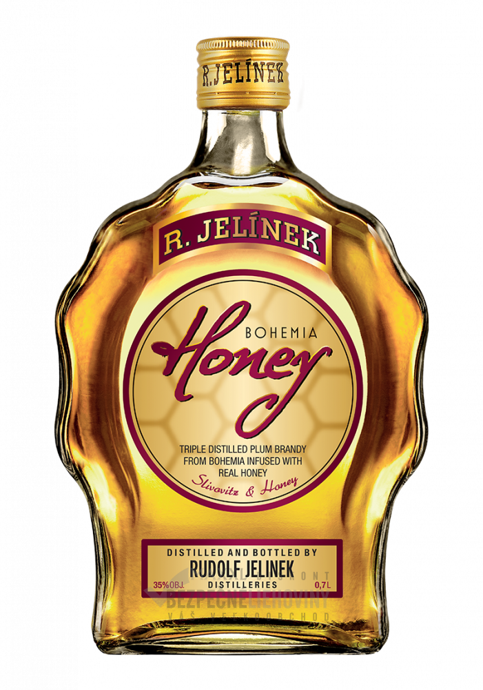 Bohemia Honey 35% 0,7L budík slivovica jel