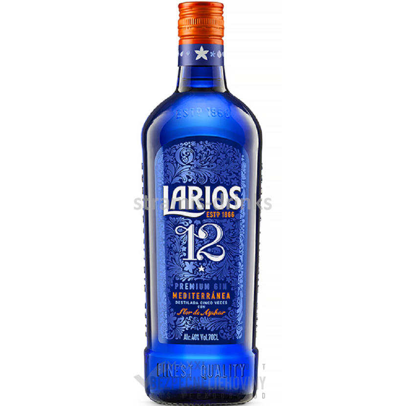 Larios gin 12r. 40% 0,7L