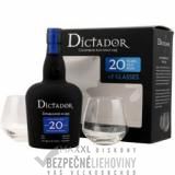 Dictador 20y 40% 0,7L+2 poháre