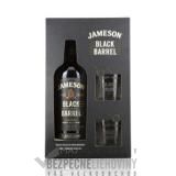 Wh.Jameson Black Barel 40% 0,7L+2poháre