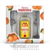 Maruna Marhuľovica 45% 0,7L + 2 poháriky