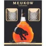 Meukow cog.VSOP 40% 0,7L+ 2pohre  