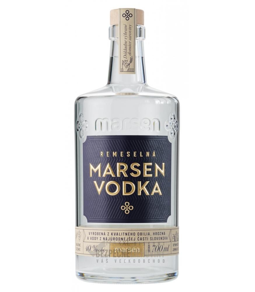 Remeselná vodka MARSEN 40% 0,7L